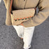 Zera - Handmade Natural Raffia Messenger Bag Pastel Green and Amber