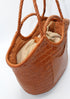 <tc>Celia - Sac en cuir de grain supérieur tressé à la main Couleur caramel</tc>