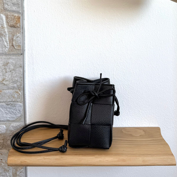 <tc>Emi - handgefertigter Kordelstring -Crossbody -Tasche</tc>