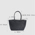 Lou - Genuine Leather Tote Bag Black Colour