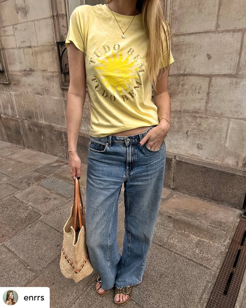 <tc>Zola- Sac fourre-tout en raphia naturel fait main Vert pastel et Ambre</tc>