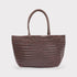 Lou - Genuine Leather Tote Bag Coffee Colour