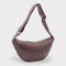 <tc>Bay - Leder Croissant Tasche Deep Taupe</tc>
