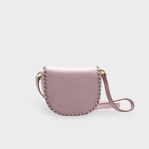 <tc>Jas - Borsa da sella in pelle fatta a mano Rosa</tc>