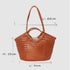 <tc>Celia - Sac en cuir de grain supérieur tressé à la main Couleur caramel</tc>