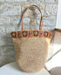 Flora - Handmade Raffia Weaving Crochet Amber Flower Bag