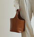 <tc>Elle - Borsa a secchiello fatta a mano in stile minimalista</tc>