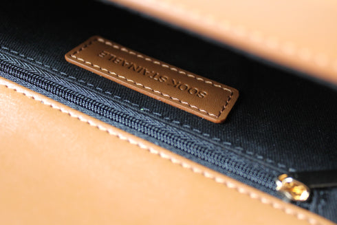 <tc>Coco - Bolso Bandolera Saddle De Piel De Manzana Marrón</tc>