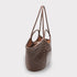 <tc>Celia - Borsa in pelle intrecciata a mano colore caffè</tc>