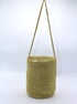Knitting Braid Handle Basket Shape Bag