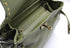Juli - Handmade Calf Leather Studs Bag With Metallic Closure Avocado