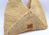 Vanda - Handmade Natural Raffia V-cut Shoulder Bag M