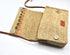 Zera - Handmade Natural Raffia Messenger Bag Pastel Green and Amber