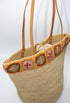 Flora - Handmade Raffia Weaving Crochet Amber Flower Bag