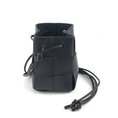 Emi - Handmade Drawstring Woven Crossbody Bag