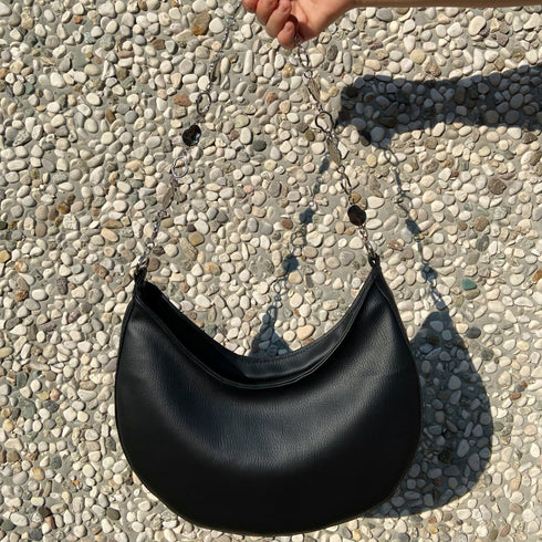 <tc>The Moon - Borsa a mezzaluna in pelle vegana di cactus</tc>