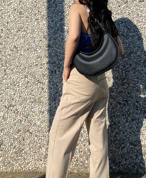 <tc>The Moon - Borsa a mezzaluna in pelle vegana di cactus</tc>