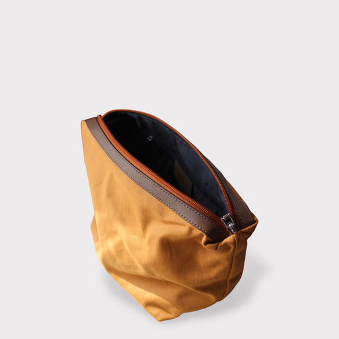 Fira - Borsa a tracolla tote a secchiello in pelle Apple Marrone