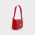 <tc>Isla – Vintage Goldschnalle Pochette Umhängetasche Rot</tc>