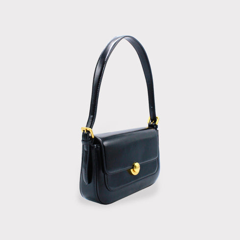 <tc>Isla - Borsa A Busta Con Fibbia Dorata Vintage Nero</tc>