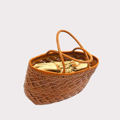 <tc>Suri - Borsa a tracolla tote intrecciata a mano a spina di pesce</tc>