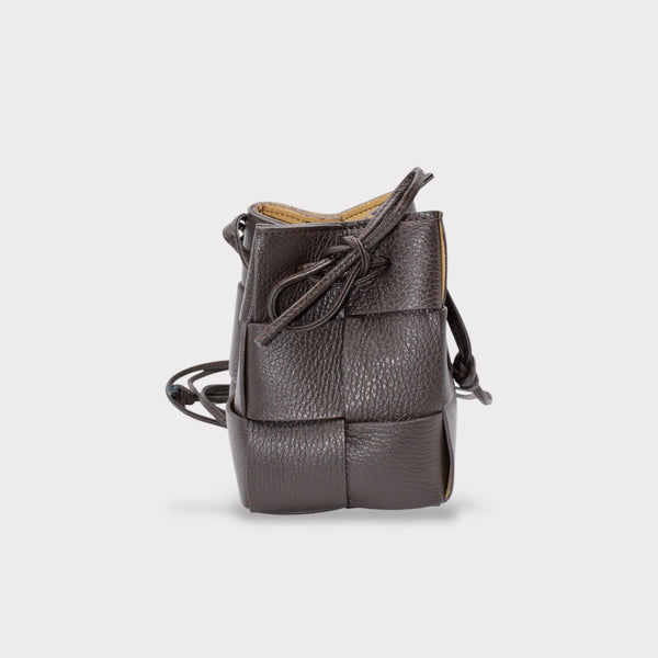 Emi - Handmade Drawstring Woven Crossbody Bag