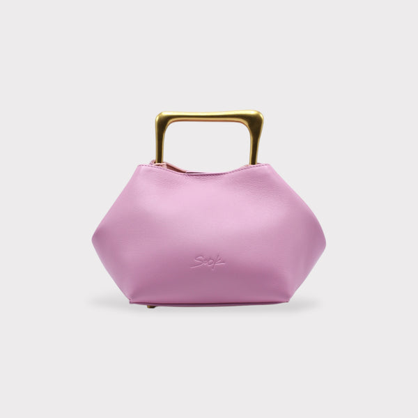 Sora - Metallic Handheld Bag Shoulder Bag Pink