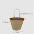 Flora - Handmade Raffia Weaving Crochet Orange Flower Bag