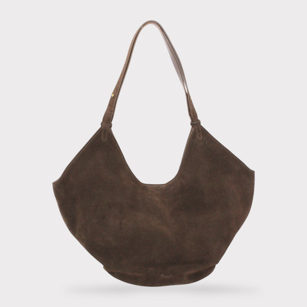 <tc>Elsa - Sac cabas grand format en cuir suédé</tc>