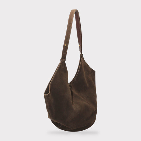 Elsa - Borsa tote da barca in pelle scamosciata