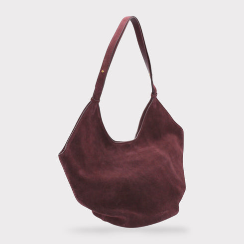 Elsa - Borsa tote da barca in pelle scamosciata