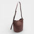 Hand-woven Leather Braid Bucket Shape Shoulder Crossbody Bag