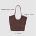 Liv - Handmade Woven Leather Tote Bag Coffee