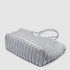 Tally - Handwoven Metallic Color Tote Bag Silver