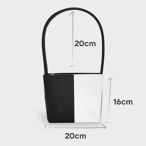 <tc>Aria - handbemalte Blumenapfel Leder Baguette -Tasche</tc>