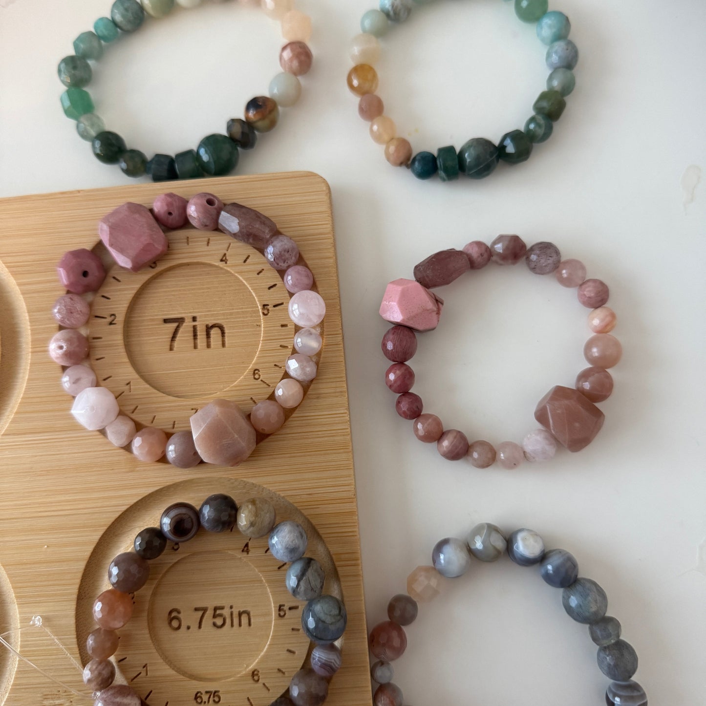 Lumi - Handwoven Leather Short Wallet Avocado & Teal