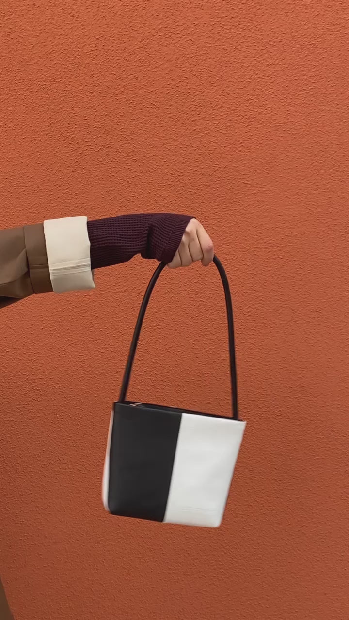 sook apple skin leather bag